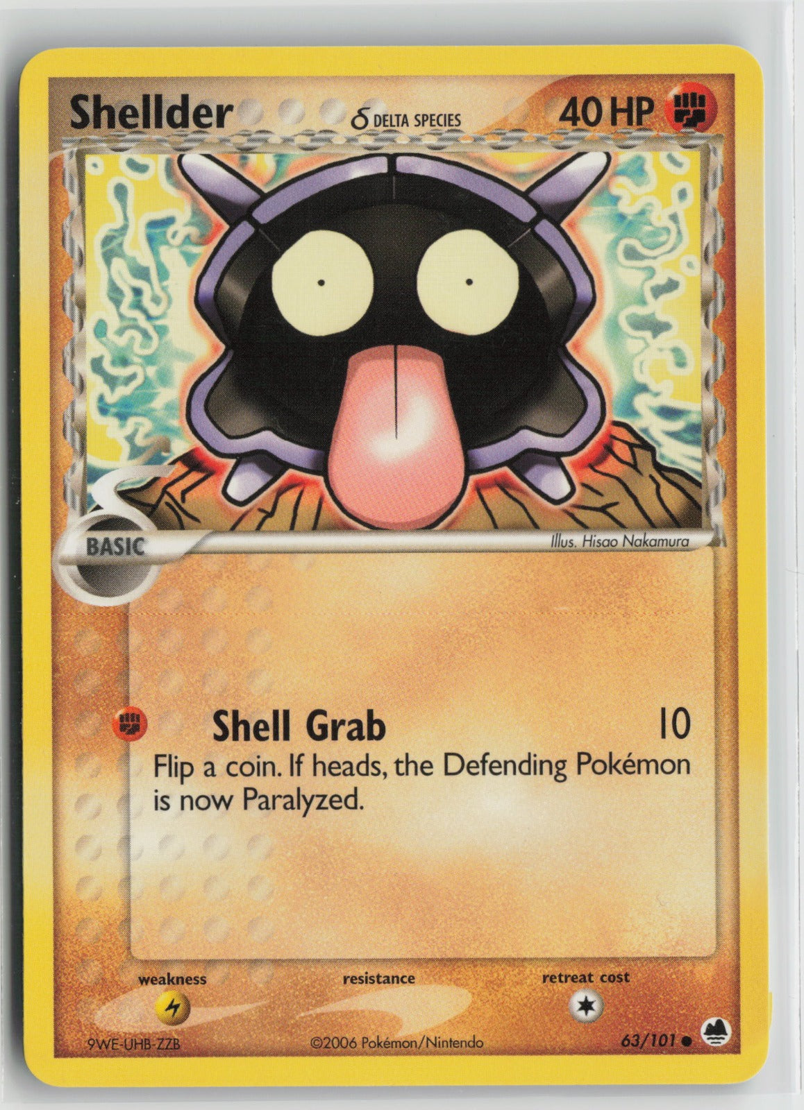 Shellder (Delta Species) Common DF 63/101 DMG