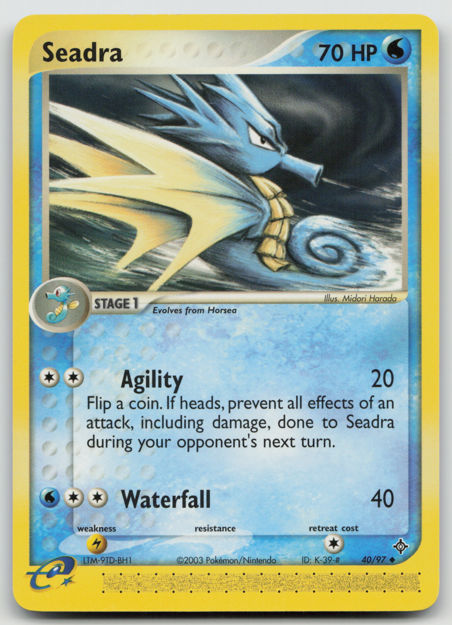 Seadra Uncommon Normal DR 40/97 NM