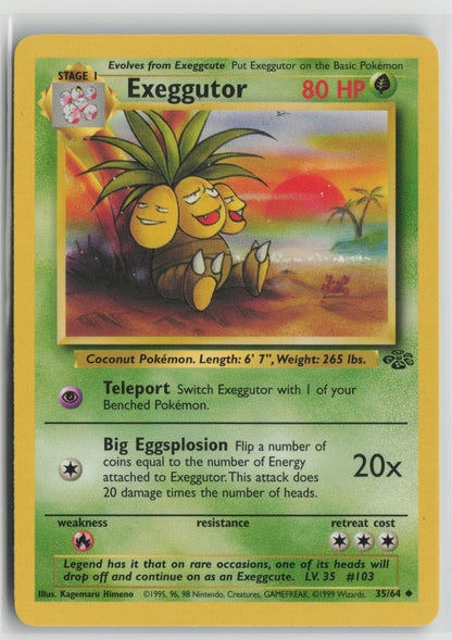 Exeggutor Uncommon Unlimited JU 35/64 LP