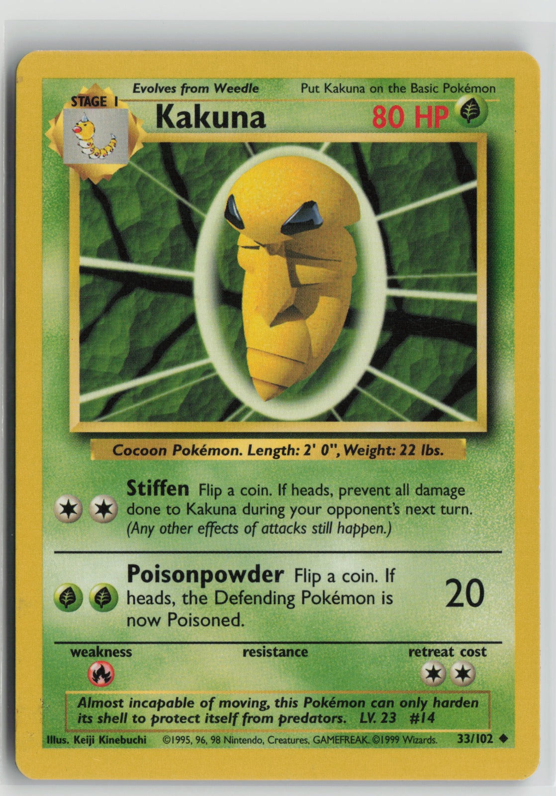 Kakuna Uncommon BS 033/102 MP