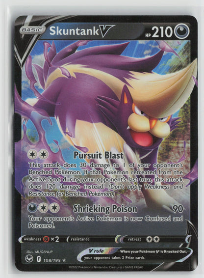 Skuntank V Ultra Rare Holo SWSH12 108/195 NM