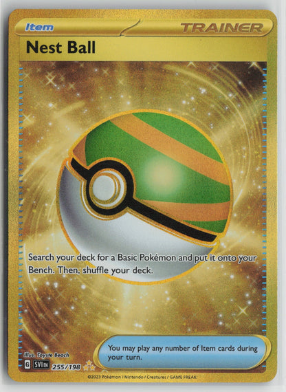 Nest Ball - Hyper Rare Holo SVI 255/198 NM- B