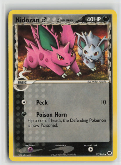 Nidoran M (Delta Species) Common DF 57/101 NM
