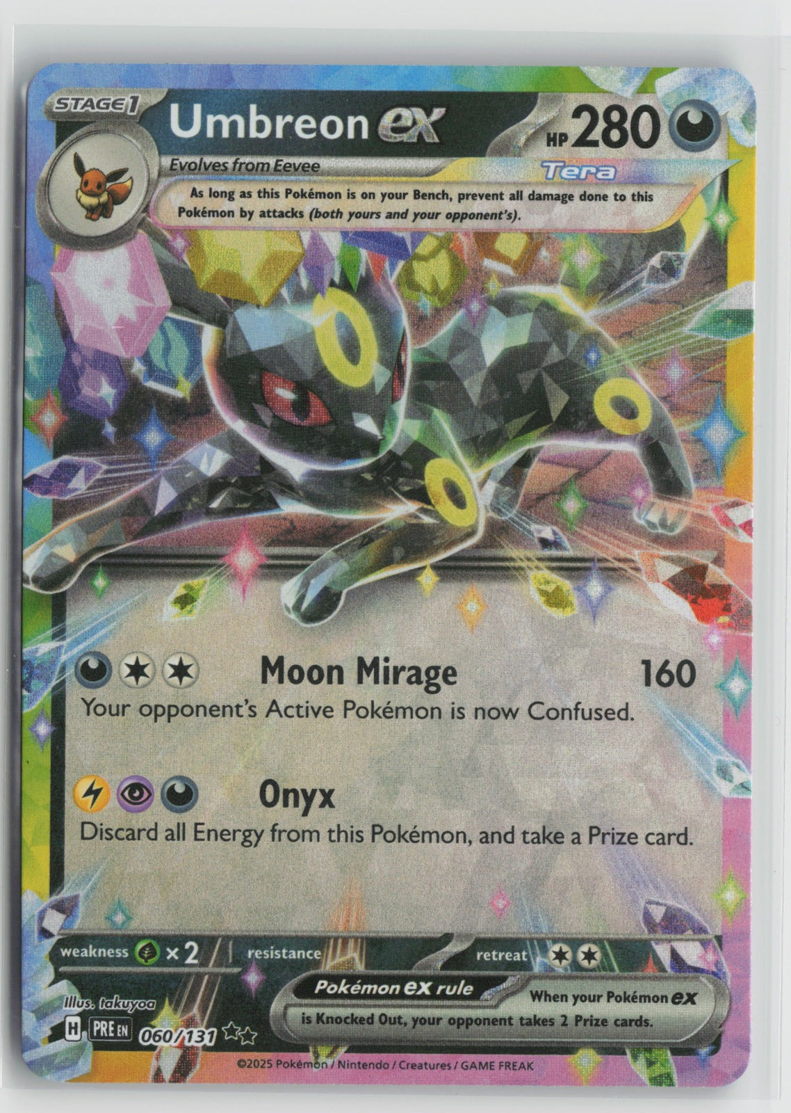 Umbreon ex - Double Rare Holo PRE 060/131 NM