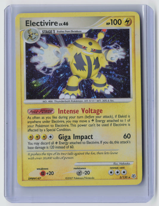 Electivire Holo Rare Diamond and Pearl 3/130 NM