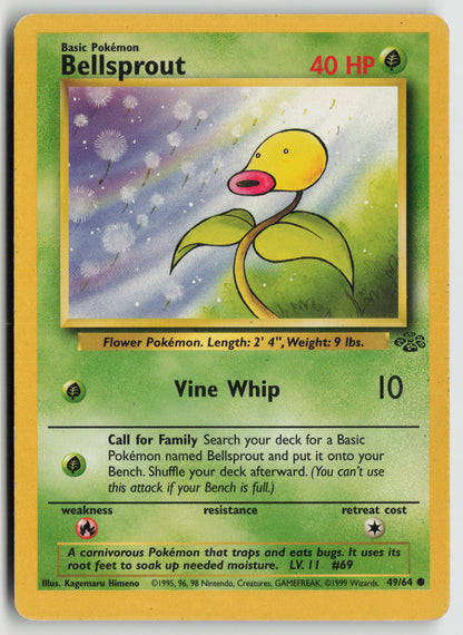 Bellsprout Common Jungle 49/64 HP