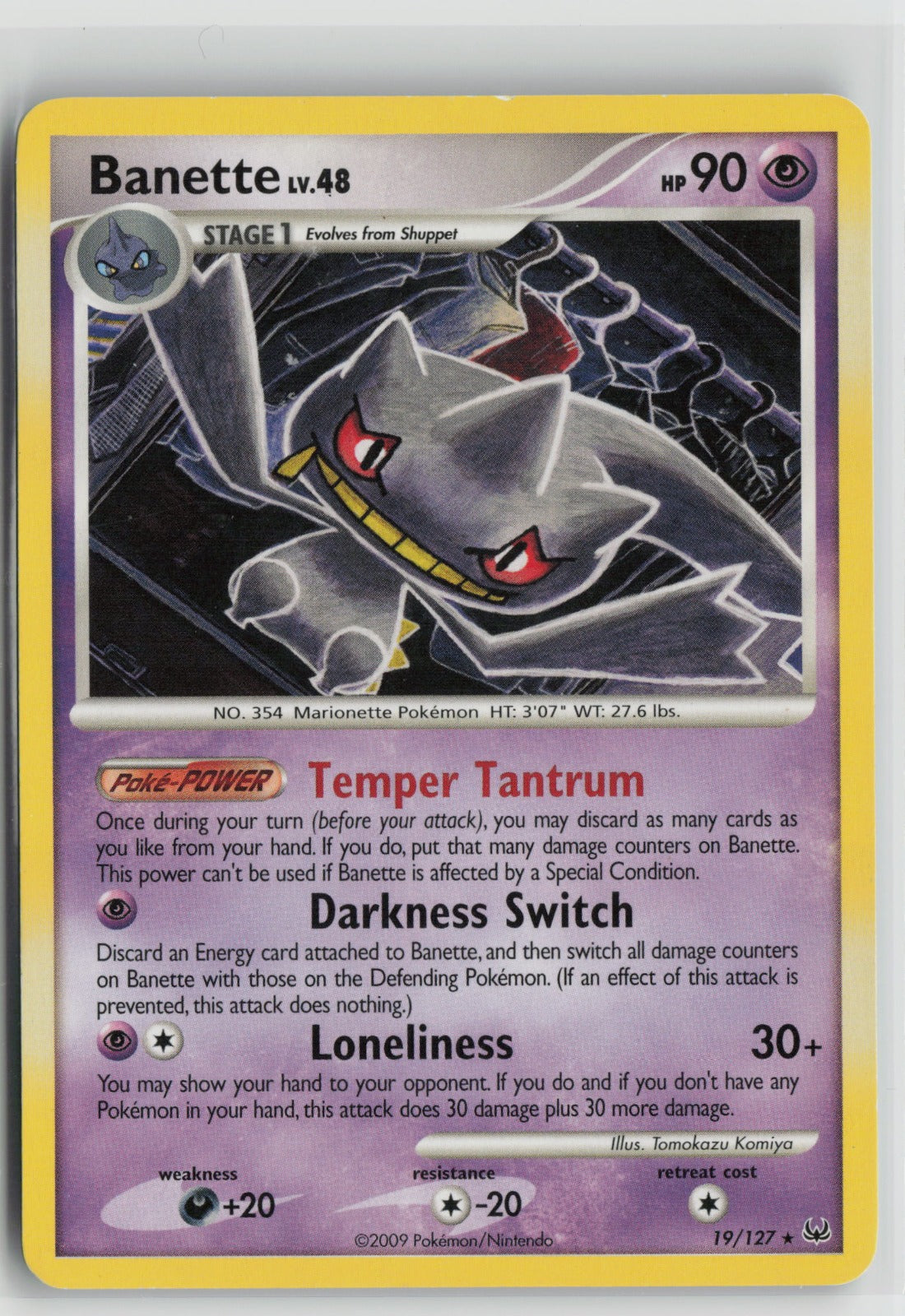 Banette Rare PL 19/127 HP