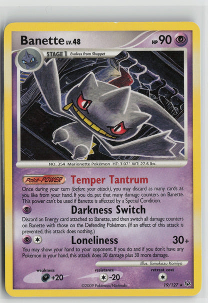 Banette Rare PL 19/127 HP