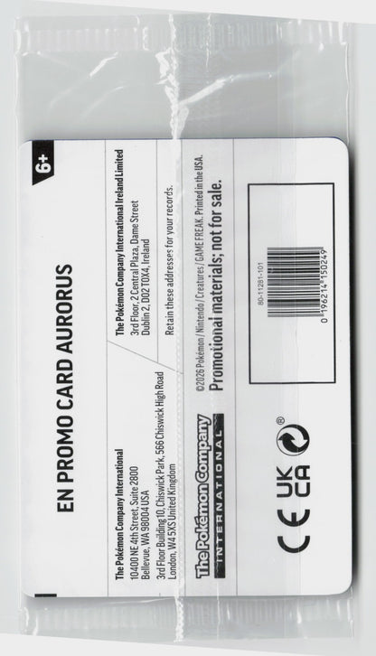 Aurorus (Perfect Order Stamped) Rare Holo MCAP 024/088 NM (Back)