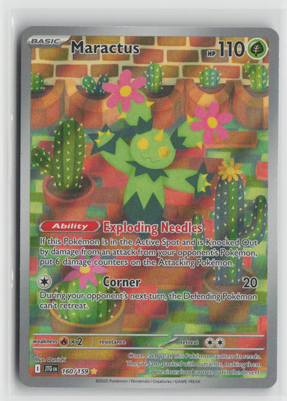 Maractus Illustration Rare Holo JTG 160/159 NM