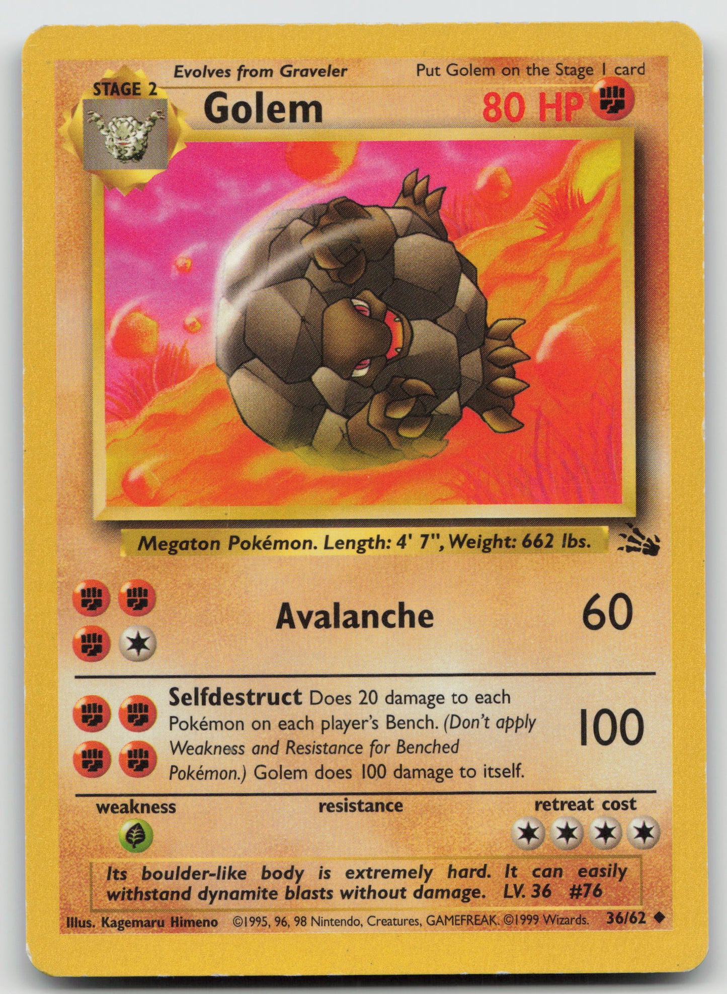 Golem Uncommon Unlimited FO 36/62 MP