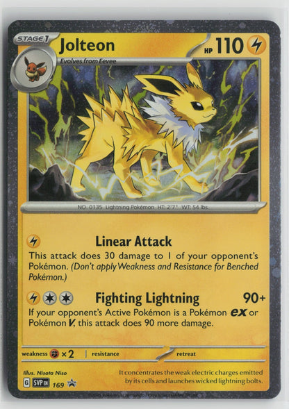 Jolteon - (Cosmos Holo) Rare Holo SVP 169 NM- A