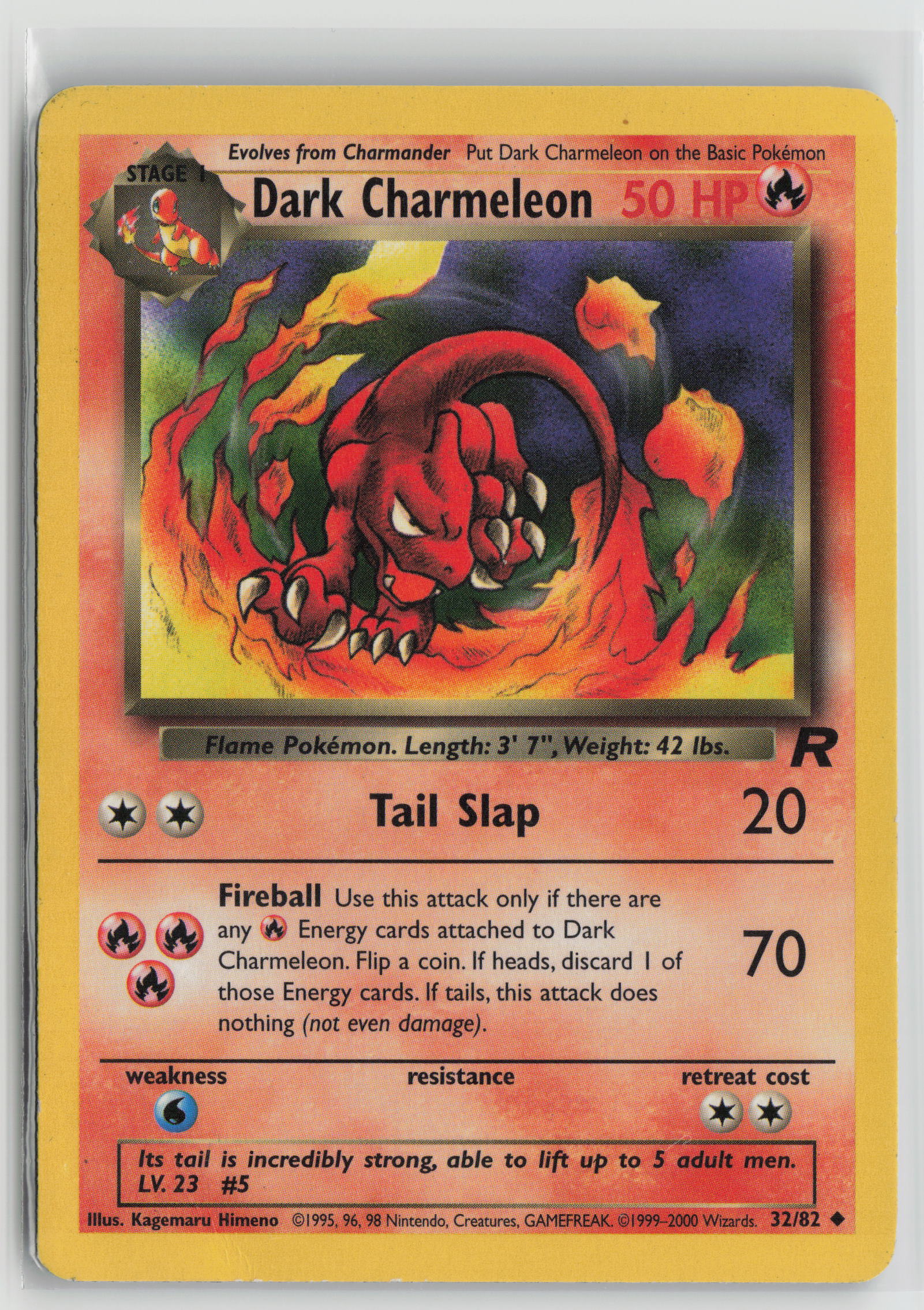 Dark Charmeleon Uncommon Unlimited TR 32/82 MP