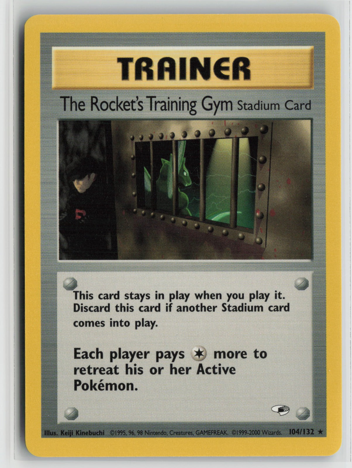 The Rocket's Training Gym Rare Unlimited G1 104/132 NM