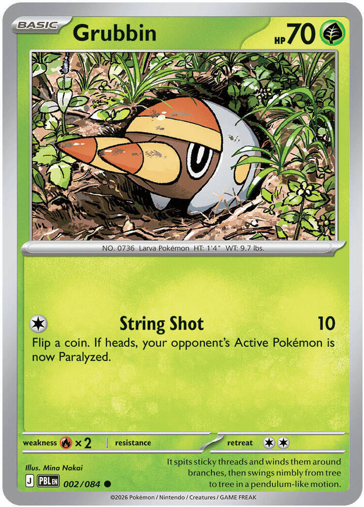 Grubbin Common PBL 002/084 NM