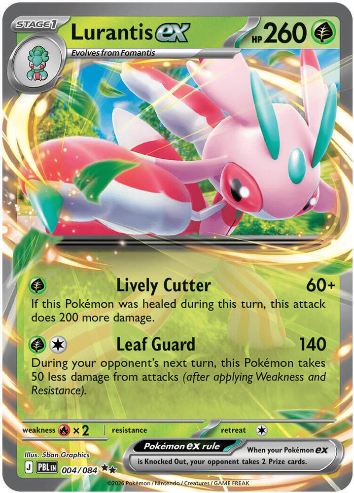 Lurantis ex Double Rare Holo PBL 004/084 NM