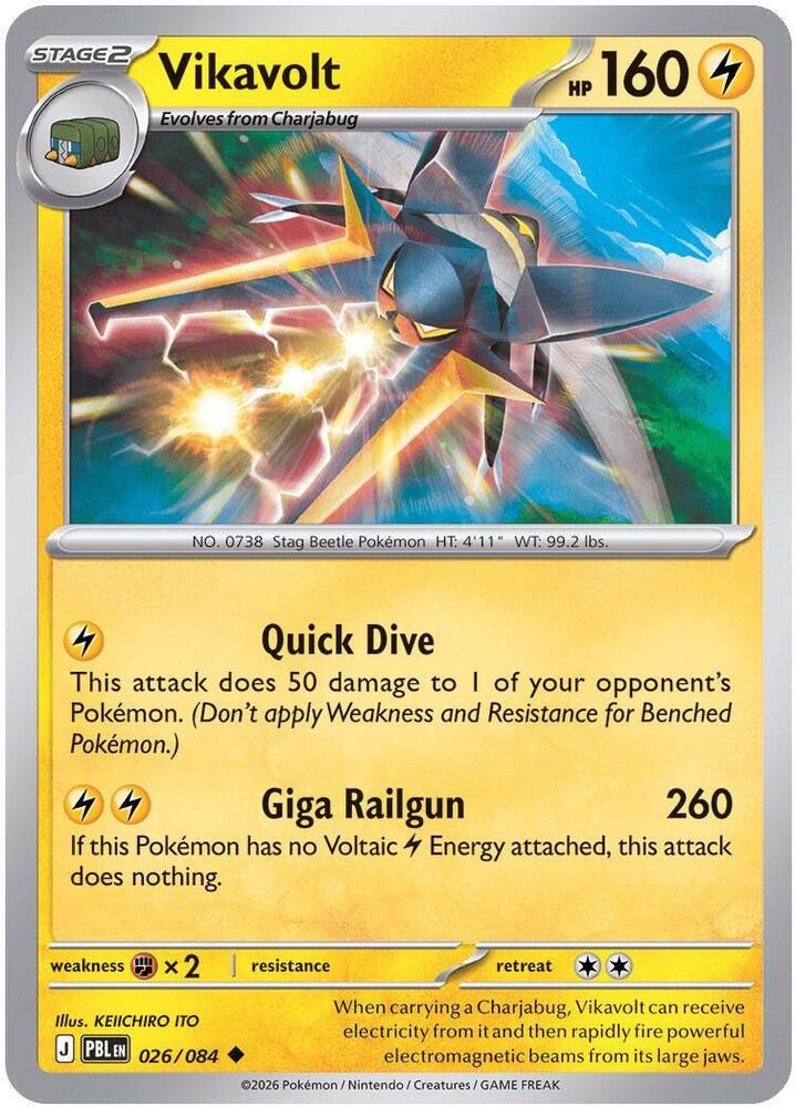 Vikavolt Uncommon PBL 026/084 NM