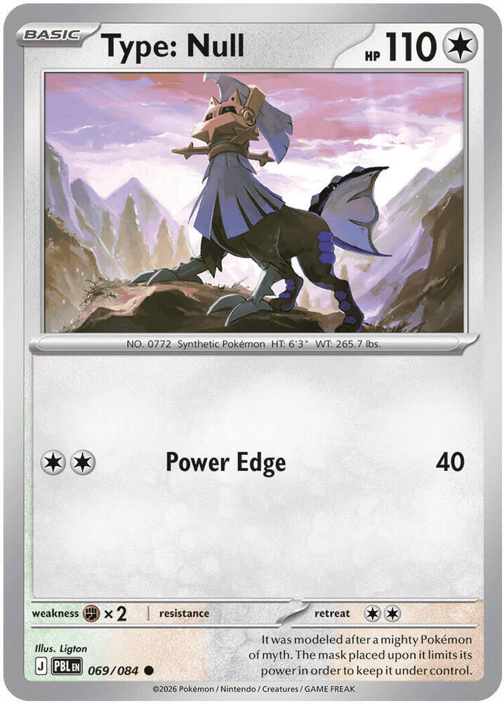 Type Null Common PBL 069/084 NM