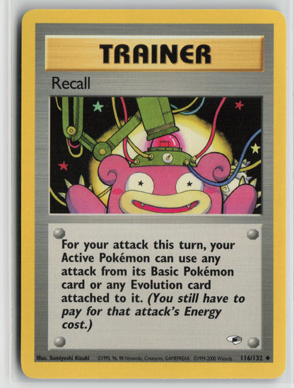 Recall Uncommon Unlimited G1 116/132 NM