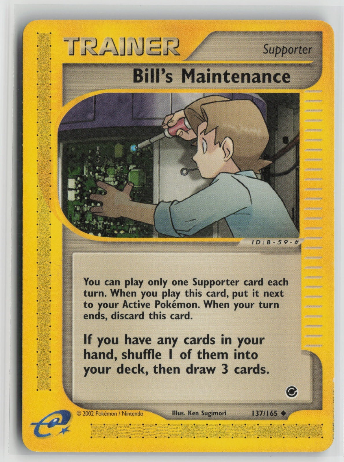 Bill's Maintenance Uncommon EX 137/165 DMG