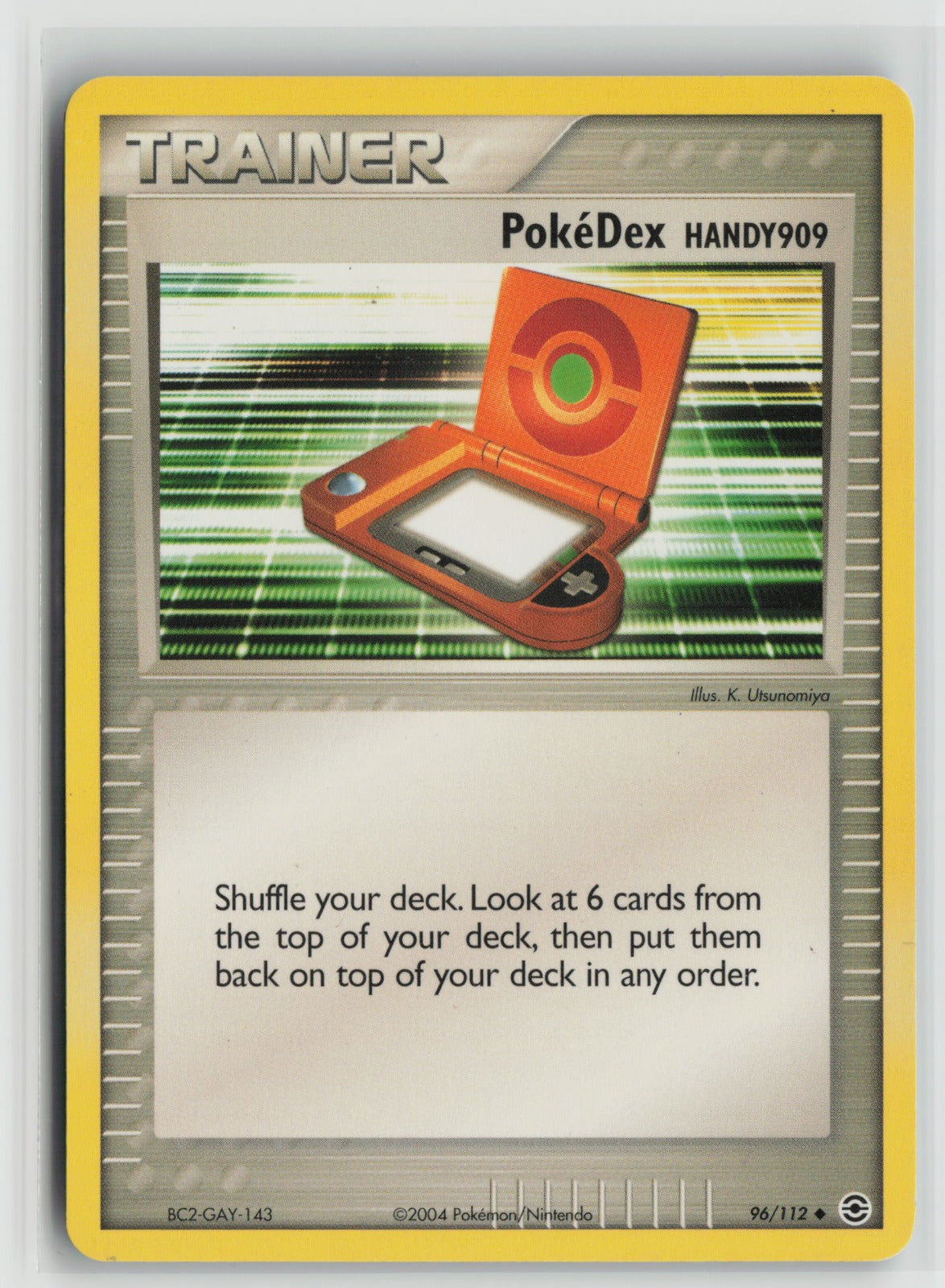 PokeDex (HANDY909) Uncommon RG 96/112 LP