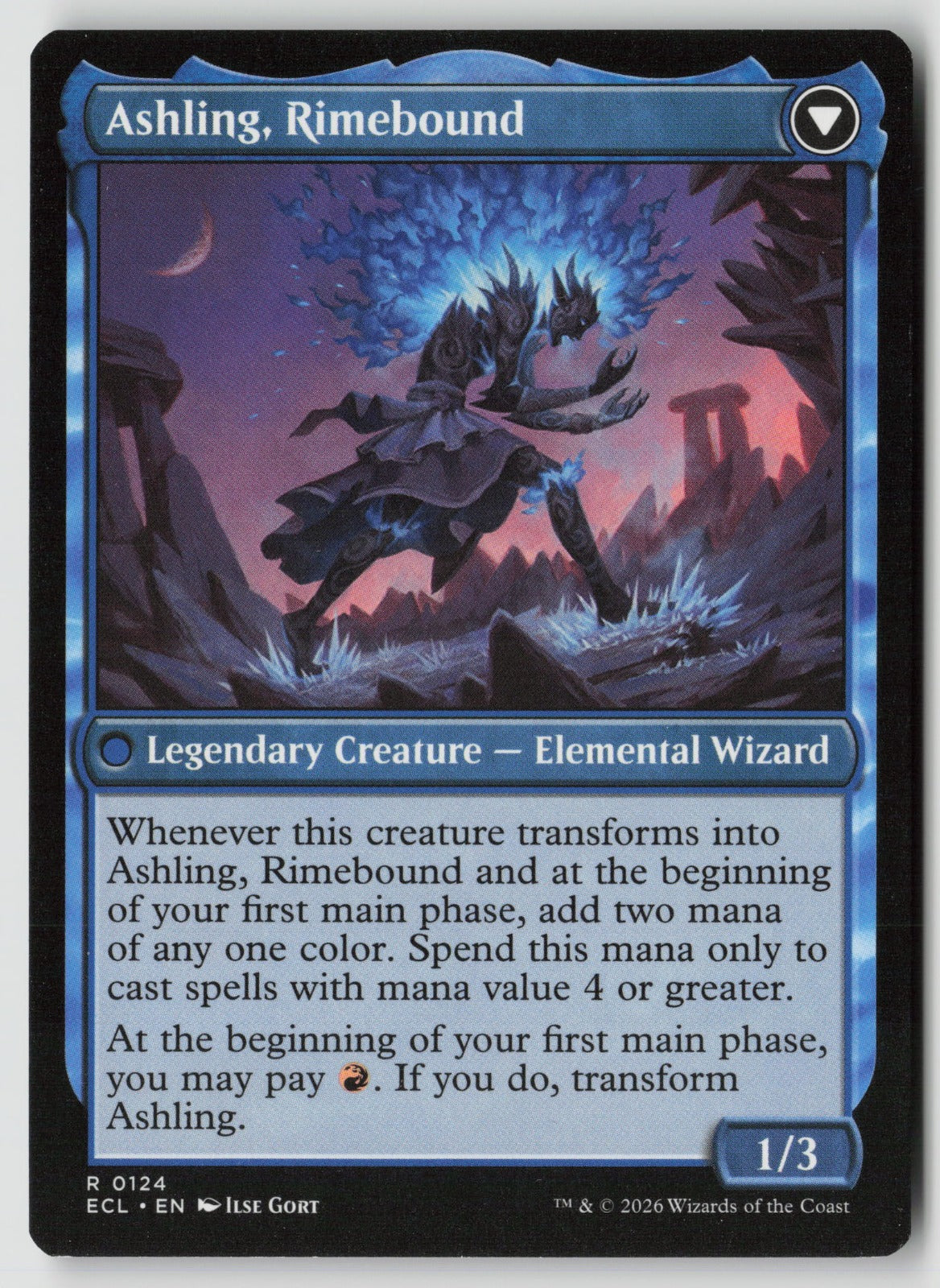 Ashling, Rekindled R ECL 124 NM (Back)