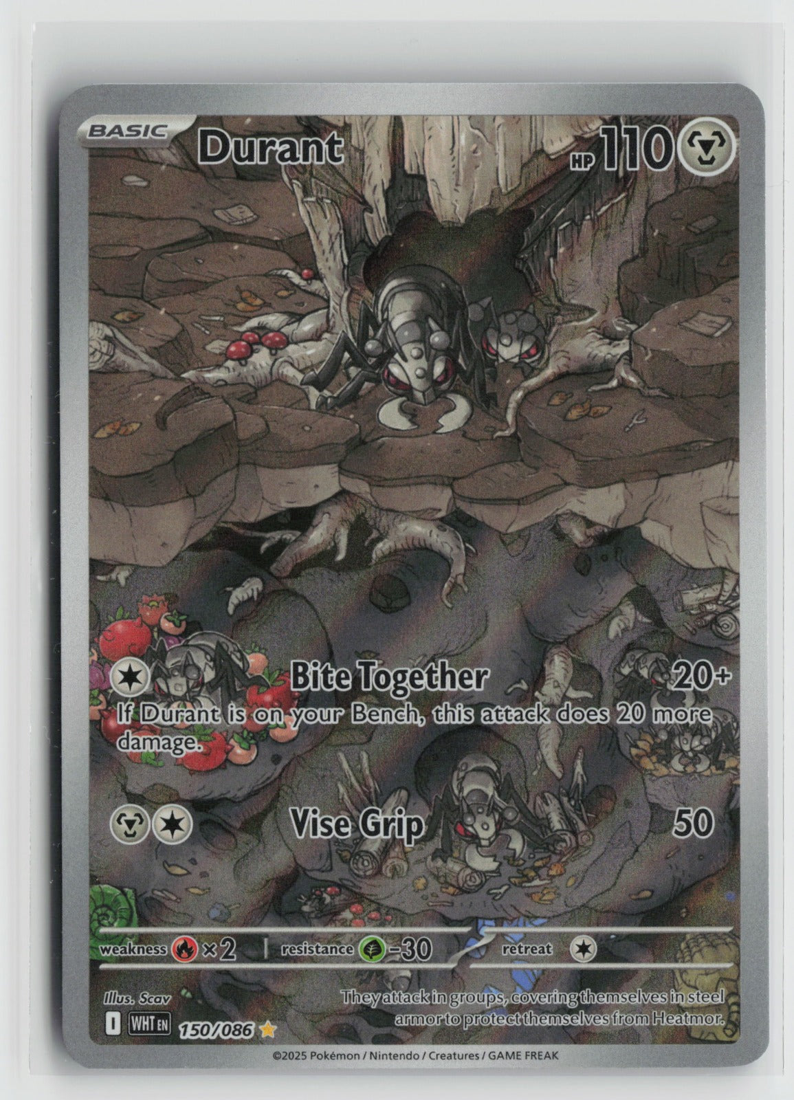Durant Illustration Rare Holo WHT 150/086 NM