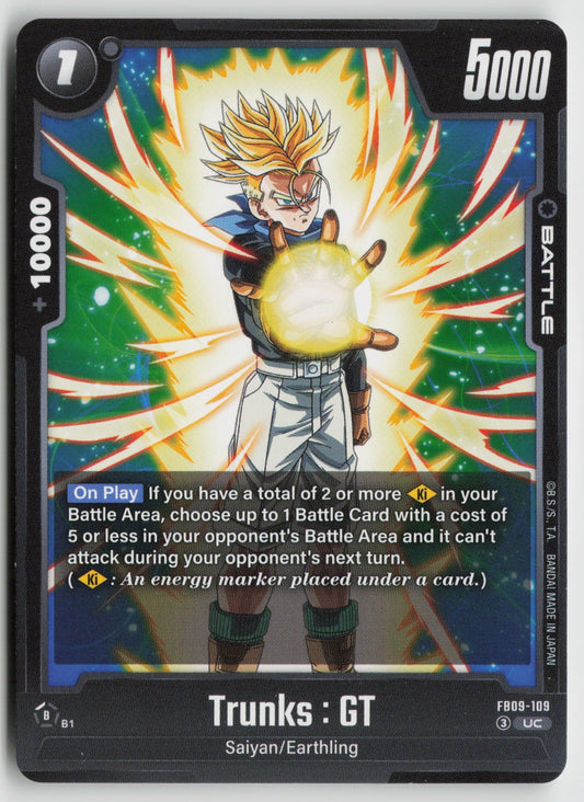 Trunks: GT - Uncommon FB09 FB09-109 LP