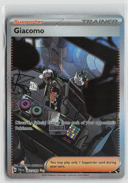 Giacomo - Special Illustration Rare Holo PAL 267/193 NM