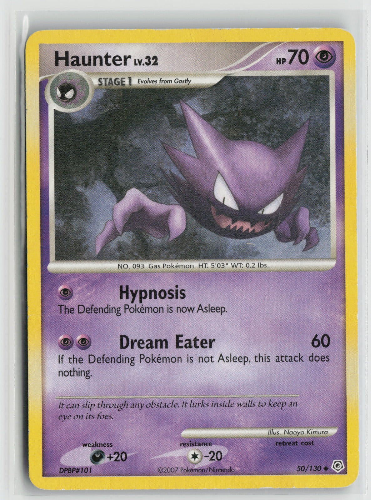 Haunter Uncommon DP 50/130 HP