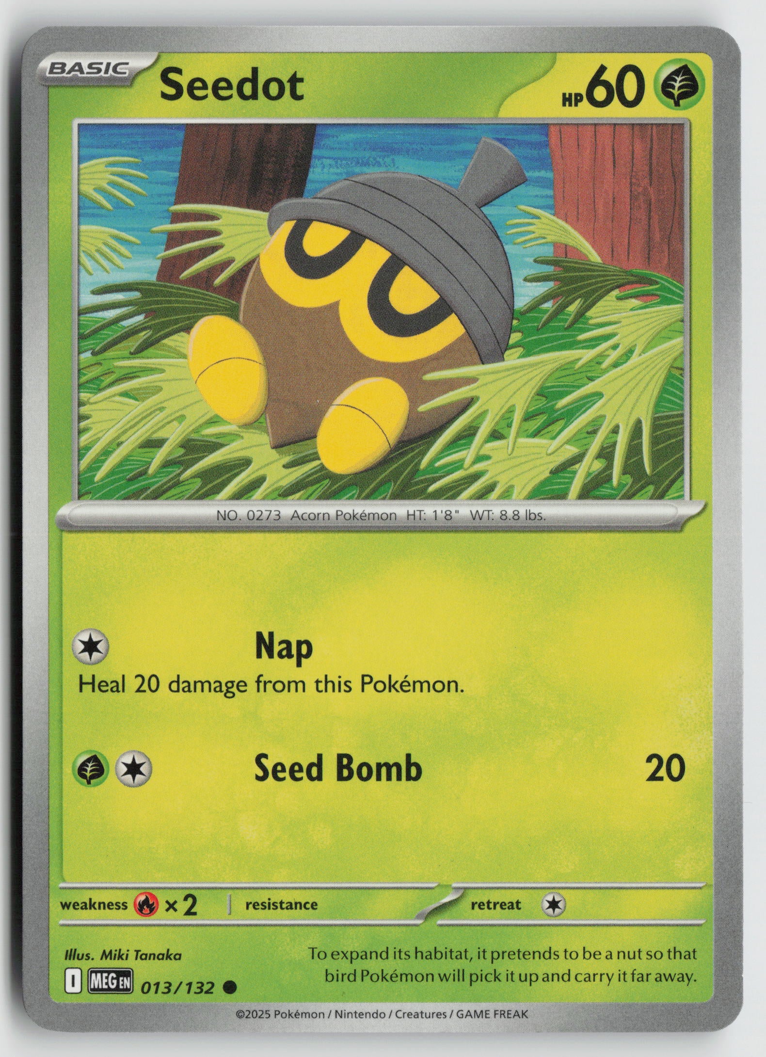 Seedot Common ME01: Mega Evolution 013/132 NM