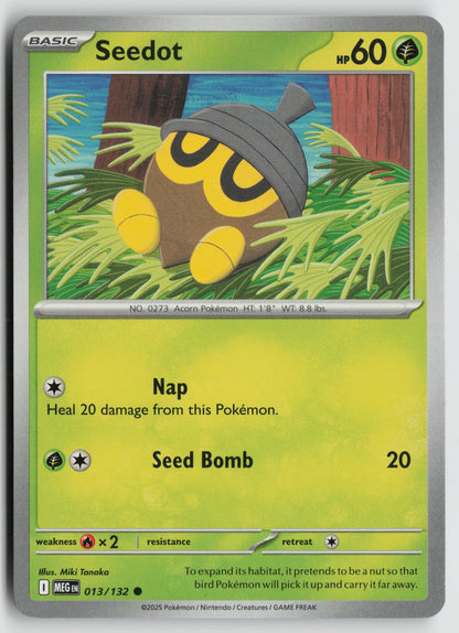 Seedot Common ME01: Mega Evolution 013/132 NM