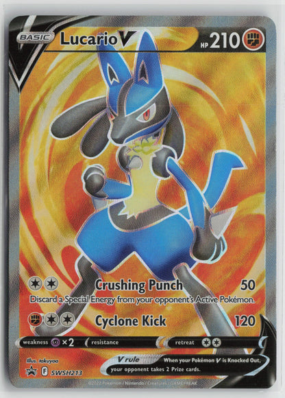 Lucario V - Promo Holo SWSD SWSH213 NM- A