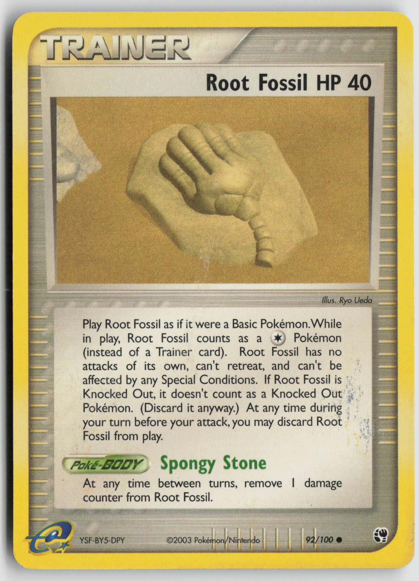 Root Fossil Common Sandstorm 92/100 DMG