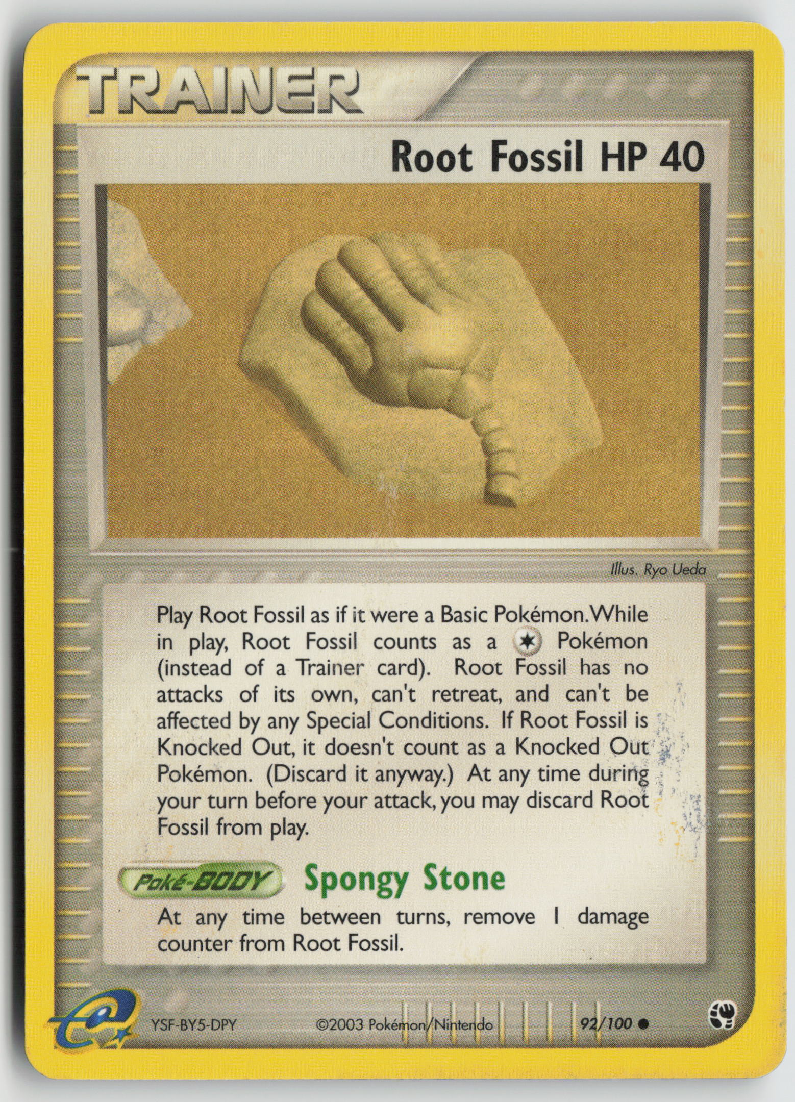 Root Fossil Common Sandstorm 92/100 DMG