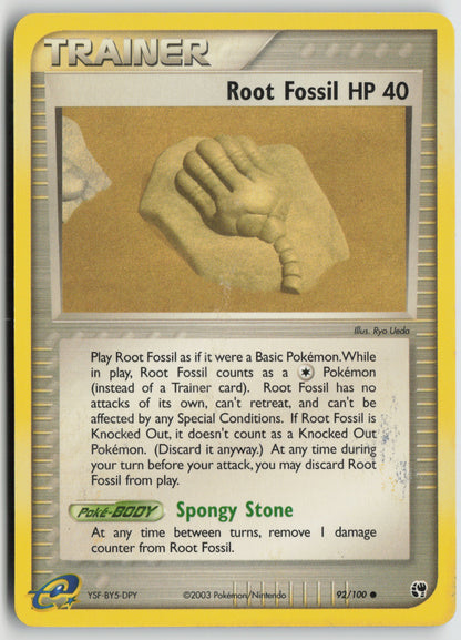 Root Fossil Common Sandstorm 92/100 DMG
