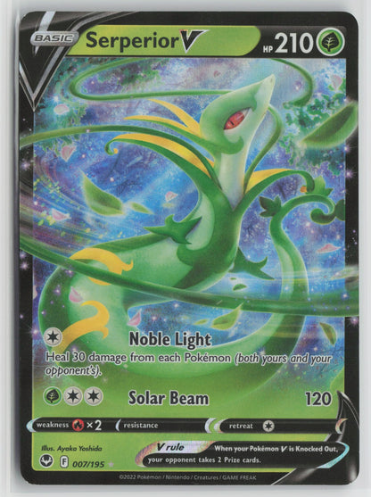 Serperior V Ultra Rare Holo SWSH12 007/195 NM