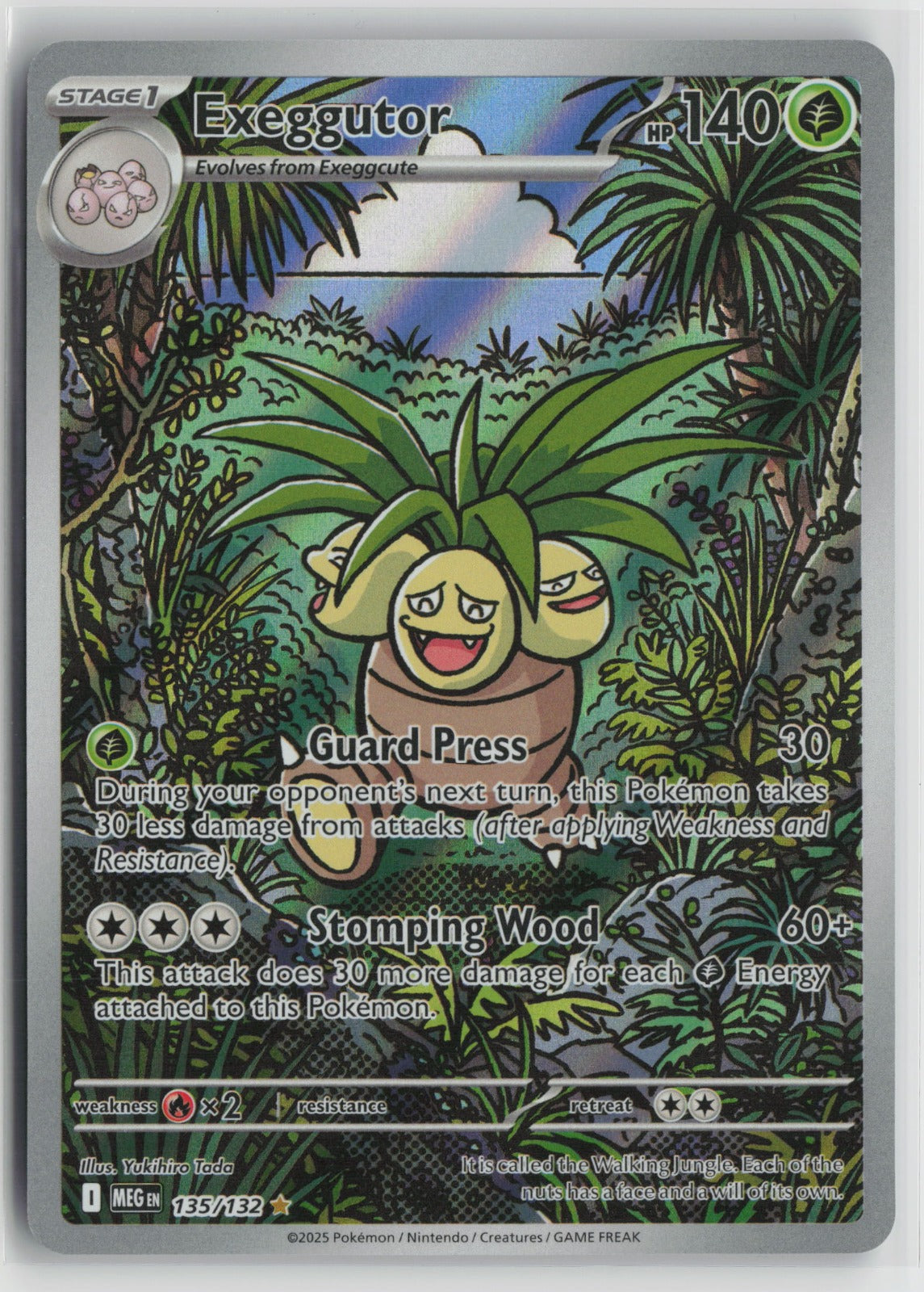 Exeggutor - Illustration Rare Holo MEG 135/132 NM