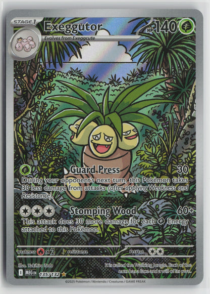 Exeggutor - Illustration Rare Holo MEG 135/132 NM