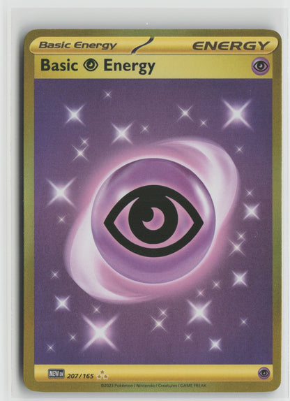 Basic Psychic Energy Hyper Rare Holo MEW 207/165 NM