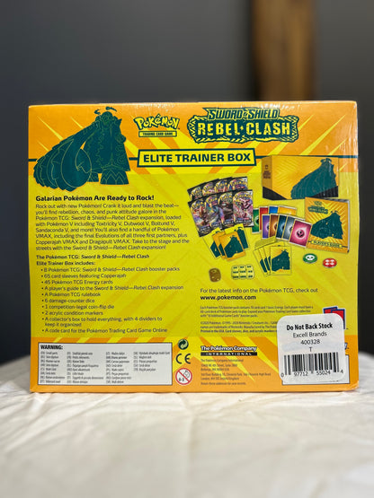 Sword & Shield Rebel Clash Elite Trainer Box