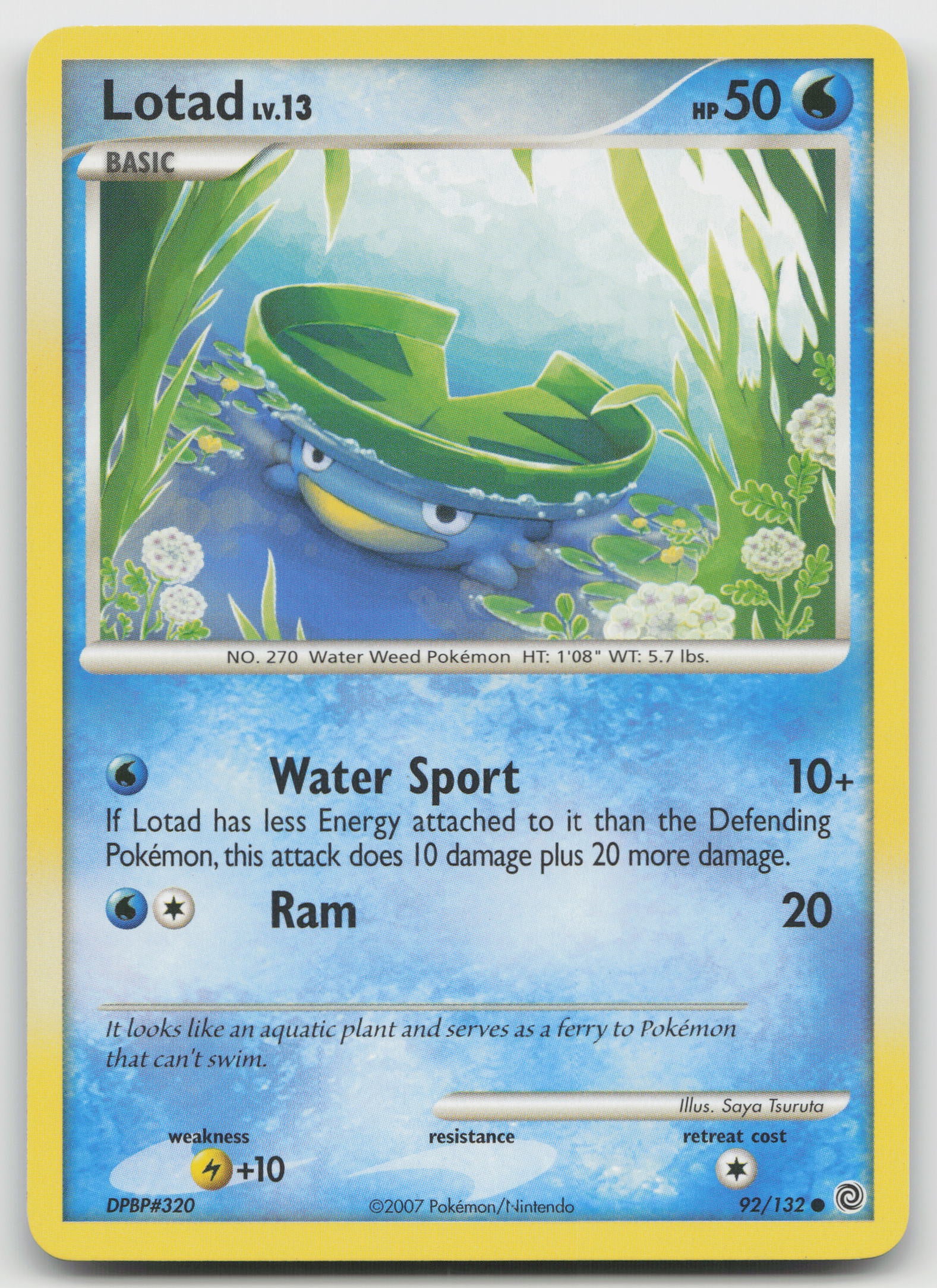 Lotad Common Normal SW 92/132 LP