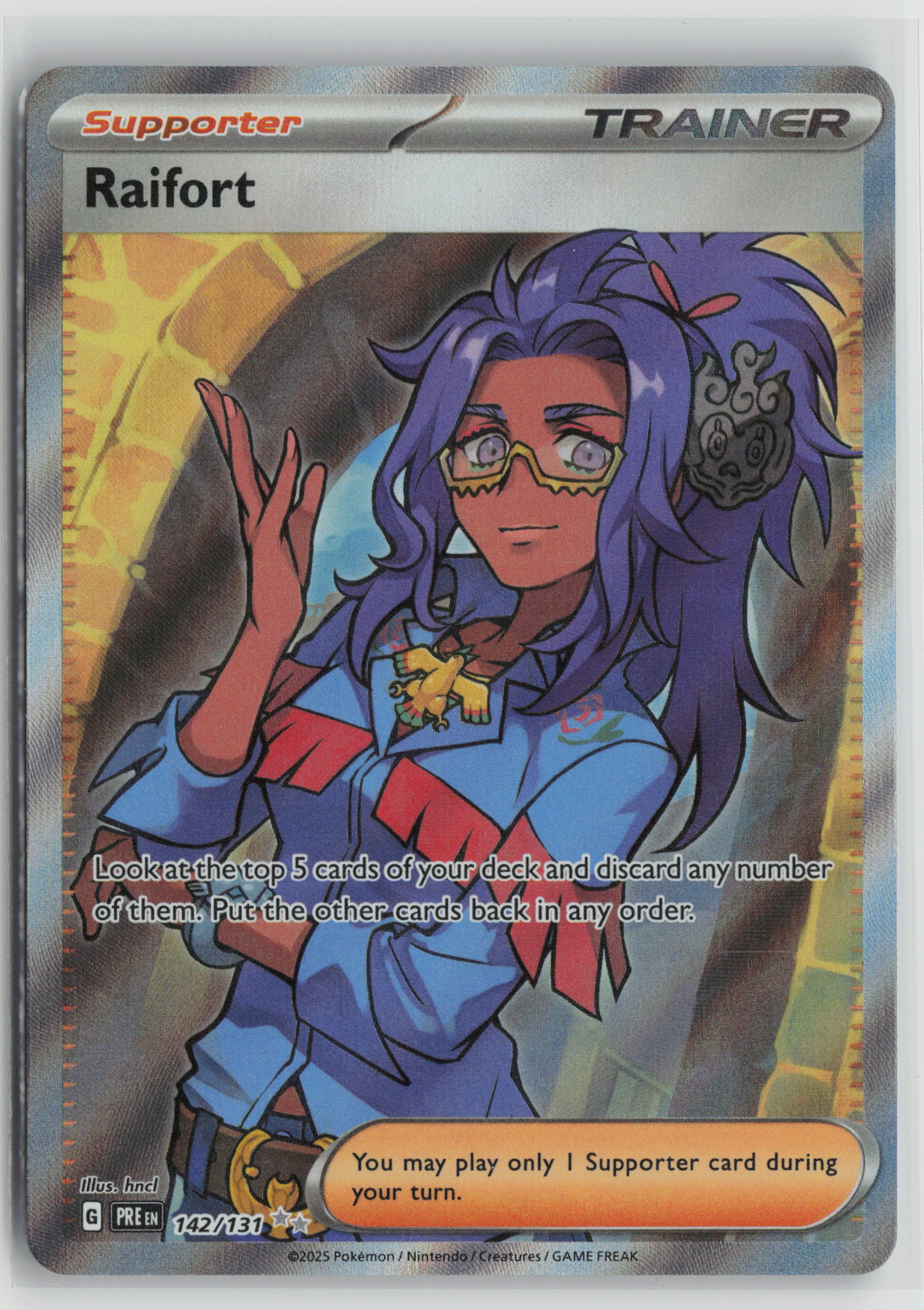 Raifort Ultra Rare Holo PRE 142/131 NM