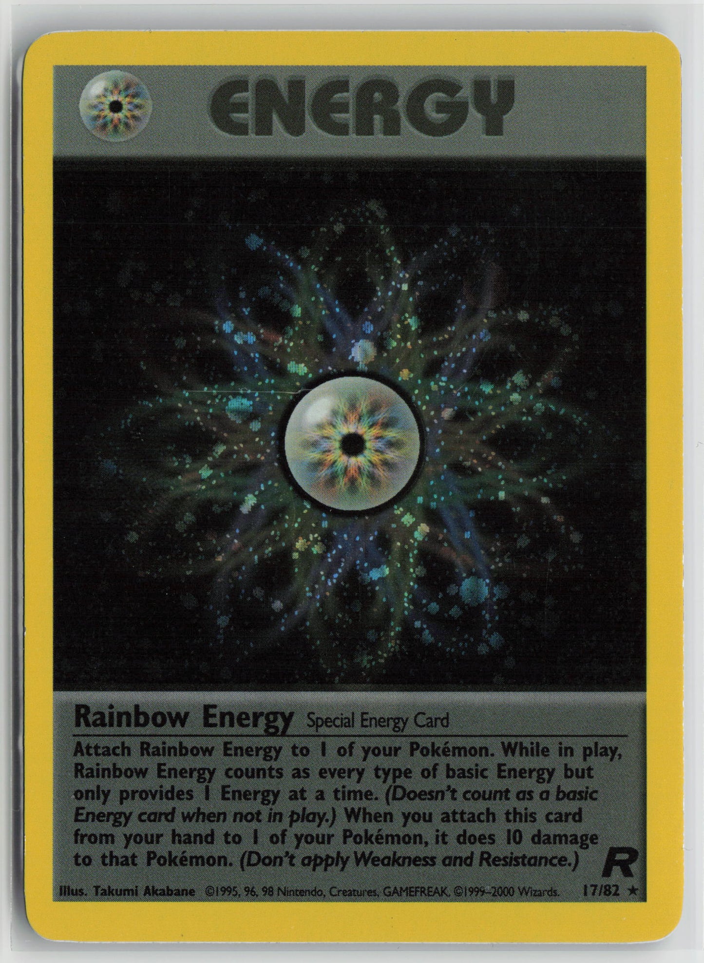 Rainbow Energy (17) Holo Rare Holo TR 17/82 LP