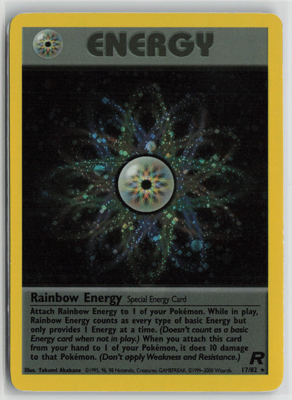 Rainbow Energy (17) Holo Rare Holo TR 17/82 LP