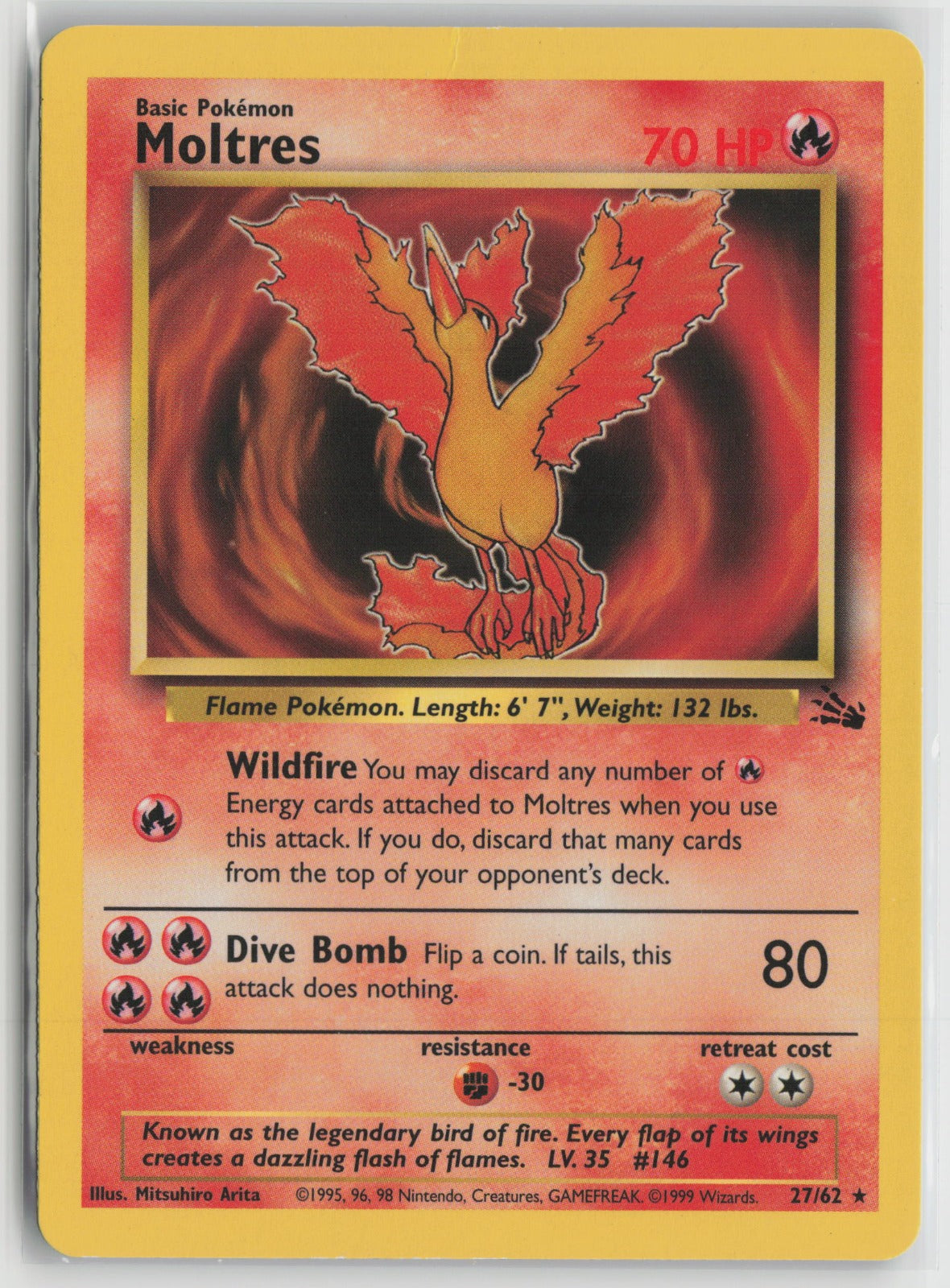 Moltres (27) Rare Unlimited FO 27/62 LP