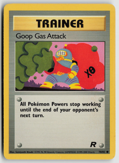 Goop Gas Attack Common Team Rocket 78/82 MP