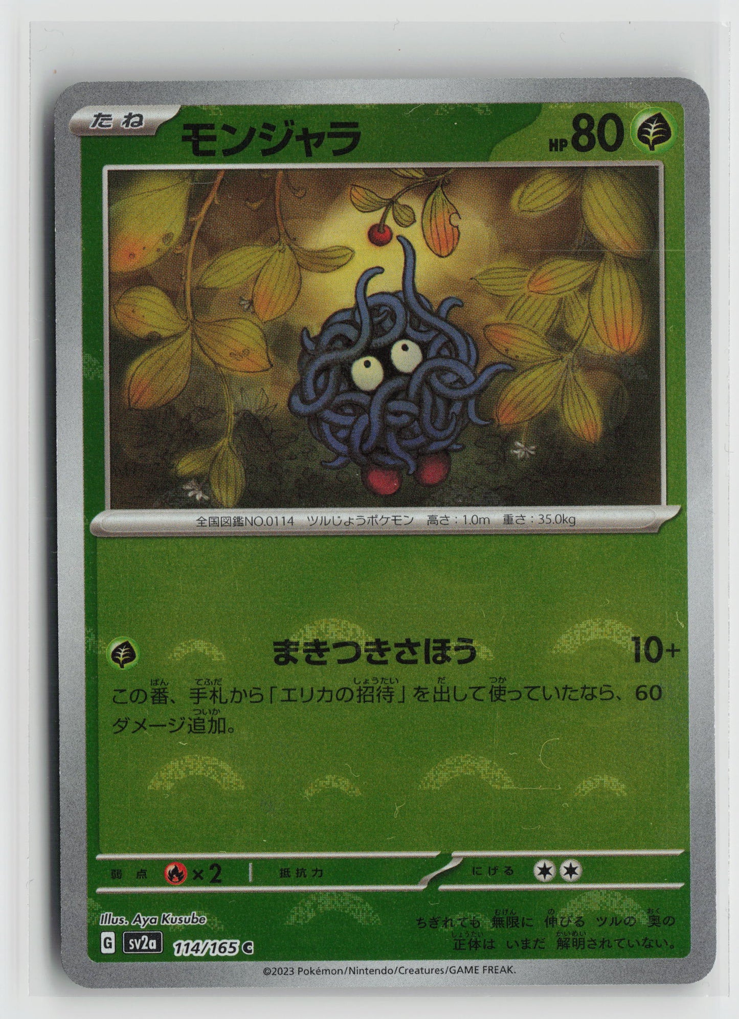 Tangela - (Poke Ball Pattern) Common SV2a: Pokemon Card 151 114/165 NM