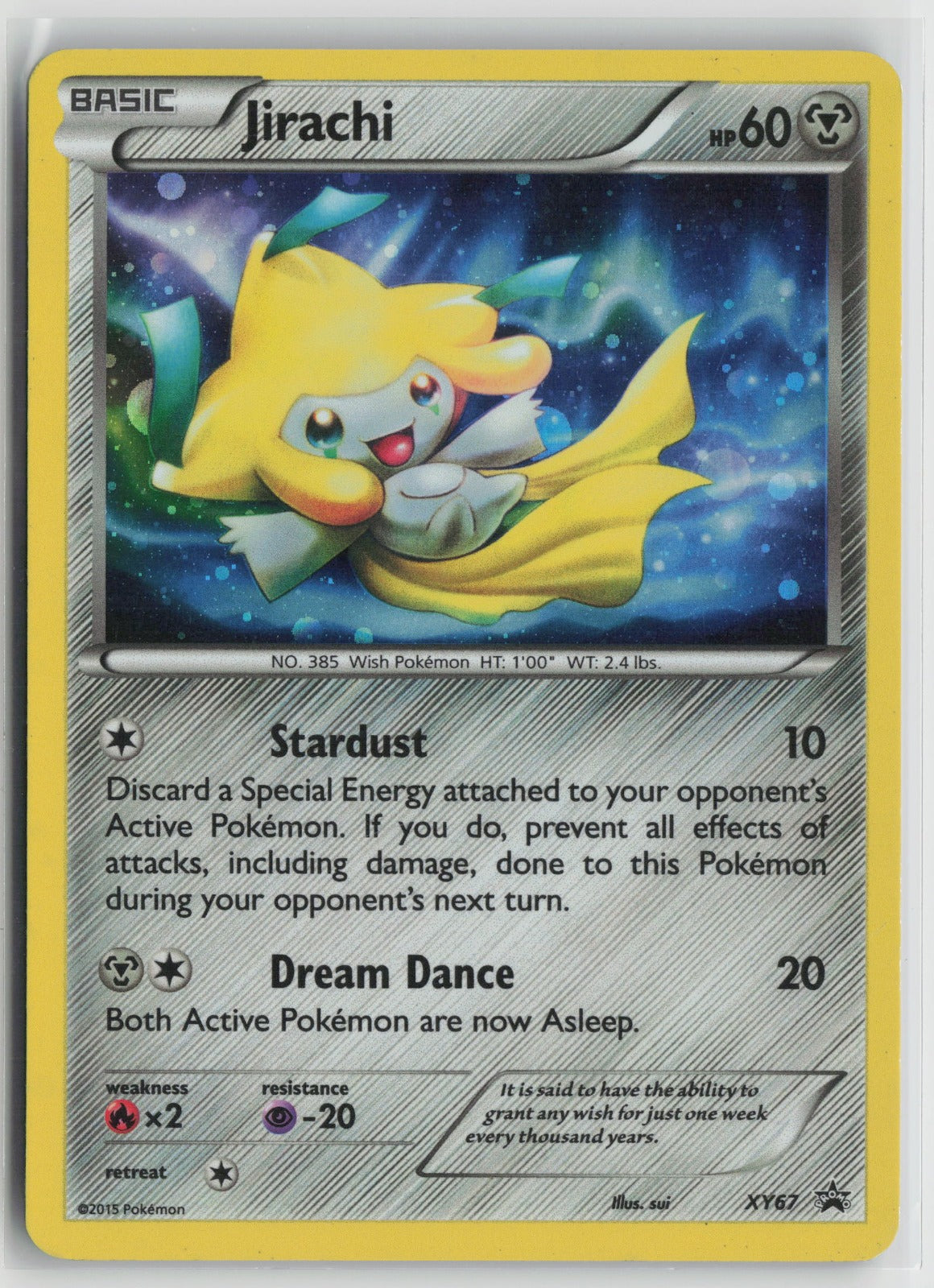 Jirachi Promo Holo PR XY67 LP