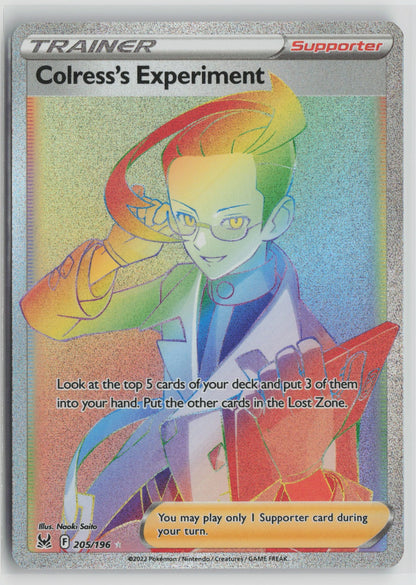 Colress's Experiment (Secret) Secret Rare Holo SWSH11 205/196 NM